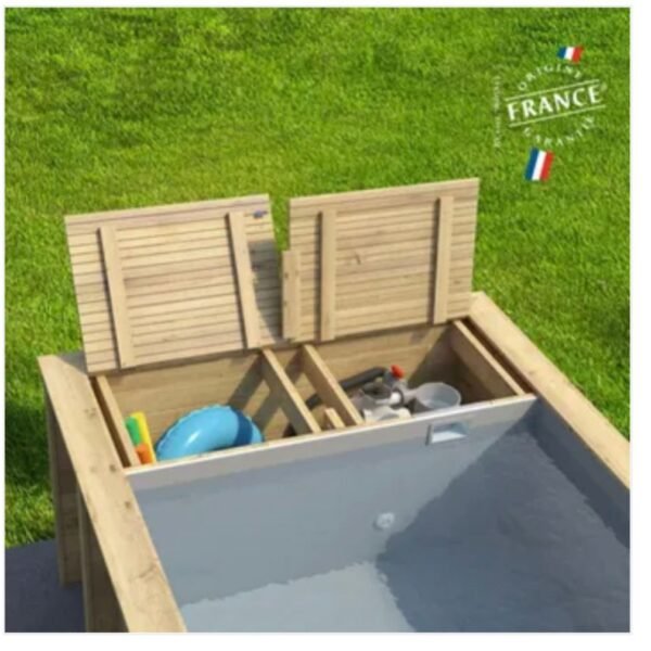 Piscine hors-sol , bois Pool'n box BWT MYPOOL ,rectangulaire x L 6.1 x l 2.37 x H – Image 3