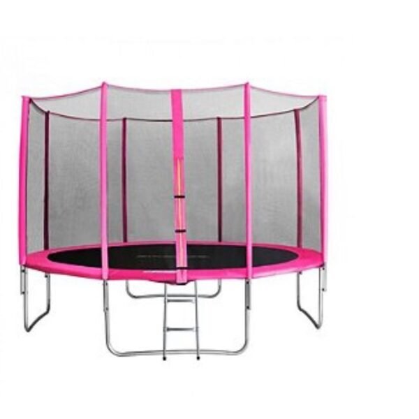 MyJump 4,00 M Trampoline de jardin rose – Image 1