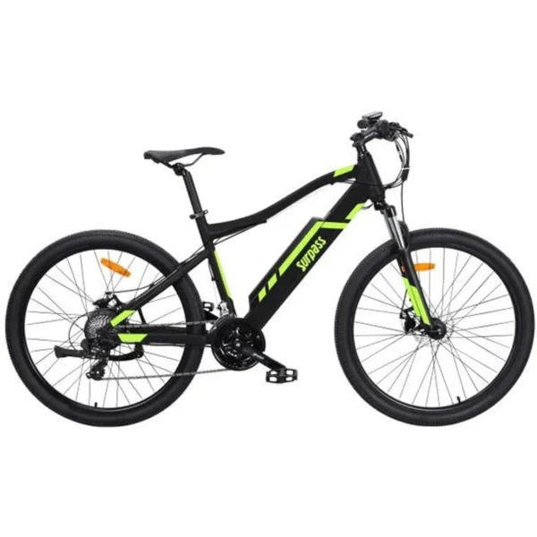 VTT Électrique SURPASS SURVTTSEMIRIGN 27,5'' Noir 8 vitesses Semi-rigide Batterie 10 Ah – Image 6