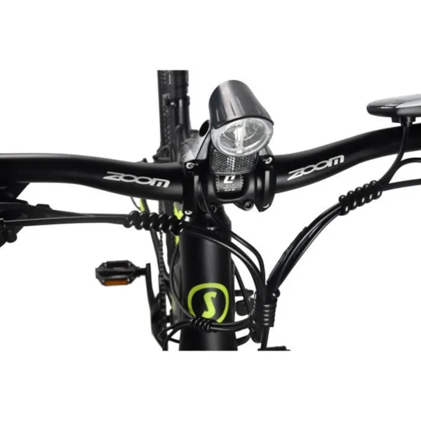 VTT Électrique SURPASS SURVTTSEMIRIGN 27,5'' Noir 8 vitesses Semi-rigide Batterie 10 Ah – Image 2